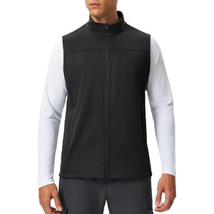 Chaleco de Golf para Hombre con Dobladillo Ajustable, Cinturón con Cordón, Softshell, Calentador Corporal, Ajuste Flexible, Rendimiento Atlético, Prenda Deportiva Exterior - Product Image 2