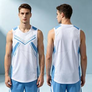 Camiseta de Baloncesto Personalizada para Hombre, Negra y Dorada, sin Mangas, con Diseño Geométrico Sublimado, Malla Transpirable, Ropa Deportiva para Equipo - Product Image 6