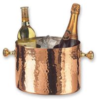 Seau à glace professionnel en alliage d'aluminium avec poignée durable, capacité 5L, durable pour refroidir le vin et la bière - Utilisation à domicile, bar, restaurant