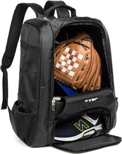 Sac à dos de baseball Bagnex avec logo personnalisé, compartiment à chaussures, sac d'équipement de baseball professionnel en polyester - Product Image 6