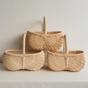 Handmade Rattan Picnic Basket with Handle Camping <b>Storage</b> <b>Hamper</b> Baskets for Outdoor Going Wholesale From Factory - Product Image 5