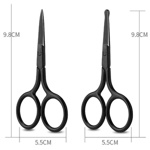 Tijeras Profesionales de Acero Inoxidable para Cejas con Logotipo Personalizado de Alta Calidad, Hoja Recta, Punta Afilada, Tijeras para Aplicación de Belleza y Uñas - Product Image 6