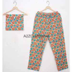 Conjunto de Pijama para Mujer, Diseño Más Vendido, 100% Algodón, Suave y Transpirable, con Cintura Elástica y Mangas Largas - Product Image 3