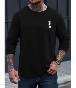 Wholesale Price OEM Service Casual Long Sleeve Neck Shoulder Slope Printed Comfortable Men's Cotton Sweatshirt From Bangladesh - Product Image 3