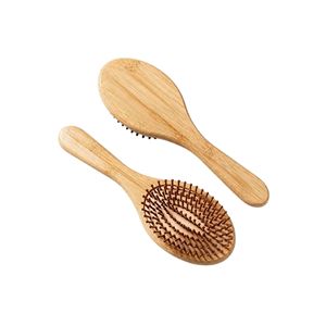 Cepillo de Pelo de Bambú, Cepillo de Madera para Desenredar el Cabello, Masaje del Cuero Cabelludo, Uso en Salón de Belleza y Hogar, OEM ODM - Product Image 1
