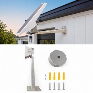 Starlink Mini Roof Pole Wall Mount Bracket with <b>Ethernet</b> <b>Adapter</b> Heavy Duty Carbon Steel Starlink Gen 3 Roof and Wall Mount Kit - Product Image 2