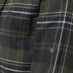 Streetwear Fashion Flannel <b>Shirt</b> for Men Custom Heavy Brushed Cotton Stand Collar Breathable Spring Factory Made Warm Lining - Product Image 3