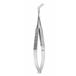 Pinces à ressort pour insertion de lentilles IOL, instrument microchirurgical ophtalmique de précision - Product Image 1