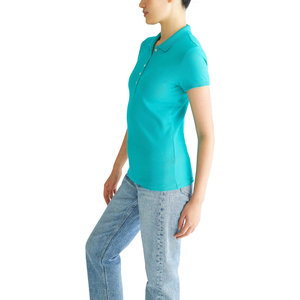 Modern <b>Women</b> <b>Polo</b> <b>Shirt</b> Short Sleeve Slim Fit Casual Collared Top Trendy Stylish Button Placket Comfortable Summer <b>Polo</b> <b>Shirt</b> - Product Image 2