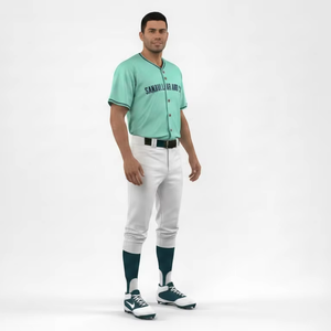 Premium <b>Baseball</b> Uniform Custom Team Jersey Pants Set Breathable Lightweight Sportswear Athletic Wear Wholesale OEM - Product Image 6