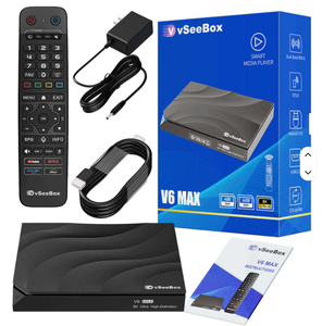 LIVRAISON GRATUITE Active_V_see Box V.6 Max/Plus Appareil de streaming original - Boîtier TV avec applications ETB gratuites - Entièrement chargé - Product Image 2