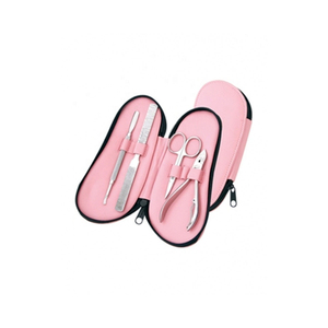 Wholesale 8-Piece German Stainless Steel Manicure Pedicure Kit Nail <b>File</b> Scissor Pusher Beauty Set PU Zipper Case <b>Box</b> Packaging - Product Image 1