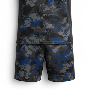 Ensemble de maillots de football sublimés à haute élasticité, personnalisables, séchage rapide, vêtements d'entraînement pour équipes de football - Product Image 5