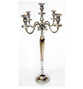 Meilleure vente Chandelier candélabre pour événement de mariage Chandelier à 5 têtes en métal Chandelier sur pied de luxe avec design gaufré - Product Image 3