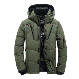Wholesale Custom <b>Mens</b> Winter Jacket Heavyweight Puffer Parka Waterproof <b>Thermal</b> Hooded Outerwear Outdoor Snowwear Manufacturer - Product Image 4