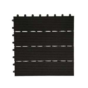 Confezione da 11 Pezzi 300*300*22mm WPC Fai-da-te a Incastro per Piastrelle da Esterno, Giardino e Rivestimenti in Legno Composito per Piscine - Product Image 5