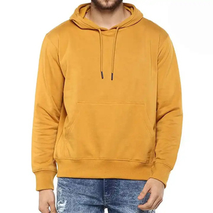 Sudadera con Capucha para Hombre, Color Sólido, Corte Regular, Algodón French Terry, Ropa Casual de Invierno, Diseño con Bolsillos, Manga Larga, Ecológica - Product Image 1