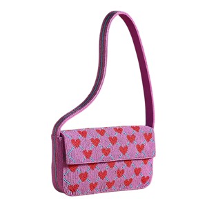 Bolso Bandolera de Lujo con Cuentas Hechas a Mano con Diseño de Fresa Dulce para Mujer, Estilo Festivo y Adorable - Product Image 6