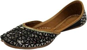 Último Modelo de Zapatos Khussa Hechos a Mano para Mujer, Proveedor Directo de Fábrica, Calzado Ligero de Alta Calidad para Damas, Khussa para Fiesta - Product Image 4