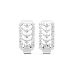 Pendientes de gota de círculo de plata cepillada minimalista Moreman Jewels 14K - Product Image 5