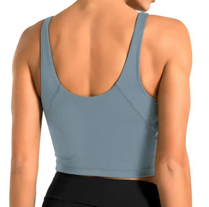 Sujetador Deportivo Sin Costuras de Alta Calidad con Soporte Superior para Mujer, Diseño Moderno, Impresión de Logotipo Personalizado al por Mayor - Product Image 4