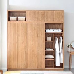 JY personalizado estilo moderno tablero de partículas de madera dura armario estantes ajustables para el hogar, oficina y muebles de dormitorio de Hotel - Product Image 2