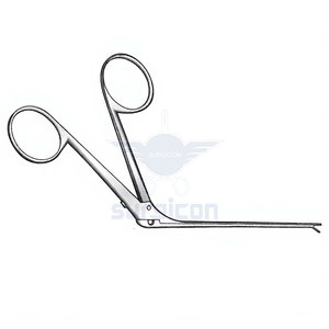 Pinzas Microquirúrgicas para Oído, Lado Derecho, con Longitud de Eje de 110 mm, Longitud de Copa de 0.6 mm y Ancho de Copa de 0.5 mm, Instrumento Quirúrgico de Precisión para Otorrinolaringología - Product Image 6
