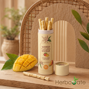 Miswak con Sabor a Mango, Palillo de Cuidado Dental Herbal Tradicional con Sabor a Mango para Blanquear los Dientes, Encías Saludables y Dientes Más Limpios - Product Image 5