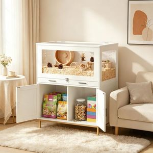 Casetta in Legno per Piccoli Animali, per Criceti, Uccelli e Polli, Arredamento per Interni ed Esterni, Confezione in Scatola - Product Image 1