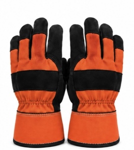 MUBASHAR PRO GRIP International Leather Anti-Slip Heat Resistant Durable Breathable Reinforced Cuff Customizable <b>Gloves</b> - Product Image 1