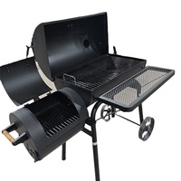 Brasero extérieur en bois avec écran anti-étincelles et cadre décoratif en acier pour terrasse – Vente en gros