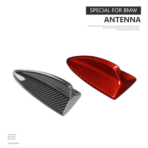 Couverture d'antenne de toit en fibre de carbone véritable rouge, compatible avec <span class=keywords><strong>BMW</strong></span> E82 E46 <span class=keywords><strong>E90</strong></span> E92 M3 - Product Image 4