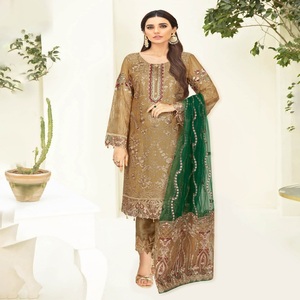 Ramsha Vol N-3 Designer Chiffon Salwar Kameez and Dresses <b>Kurta</b> Sets for <b>Women</b> for Party Wear - Product Image 2