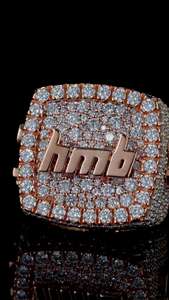 Custom Design Iced Out Championship <b>Ring</b> <b>Men</b> VVS Round Lab Grown Diamond 925 <b>Silver</b> Hip Hop Bling <b>Ring</b> Personalized Jewelry B2B - Product Image 5