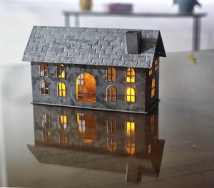 Nordic Iron <b>Small</b> House Candlestick Creative Desktop Holder for Home Decoration Hollow Candle Holder - Product Image 6