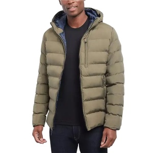 Custom Men Thick Quilted Bubble Puffer <b>Jacket</b> Winter Outdoor Breathable <b>Waterproof</b> Coat Zipper Cotton Filled <b>Padded</b> <b>Jacket</b> 2026 - Product Image 2