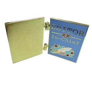 งานฝีมือโลหะเคลือบแข็งแบบกำหนดเอง พร้อมเคลือบเงาสีดำ นิกเกิล ทอง เงิน ทองแดง กลิตเตอร์ และเคลือบเงาแบบใส - Product Image 2