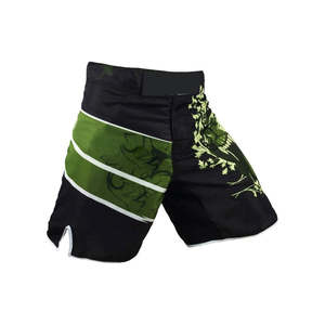 Shorts MMA de haute qualité, taille élastique, design imprimé, respirant, imperméable, tissu en toile 100% coton, fabriqué au Pakistan, OEM - Product Image 1
