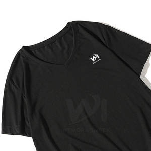 เสื้อยืดคอกว้างพิมพ์ลายโลโก้แบบกำหนดเองสไตล์ใหม่ปี 2026 สำหรับผู้ชาย ผ้าฝ้าย 100% เนื้อผ้านุ่ม น้ำหนักเบา ทรงหลวม เสื้อยืดคอกว้างผู้ชาย - Product Image 3