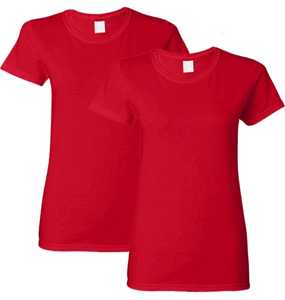 Camiseta de Mujer 100% Algodón, Cuello Redondo, Manga Corta, Holgada, Ecológica, Transpirable, Color Sólido, Informal, Varios Colores - Product Image 2