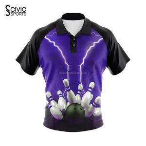 Votre propre maillot de sublimation Bowling uniforme équipe porter en gros personnaliser jeunesse Bowling uniforme - Product Image 3