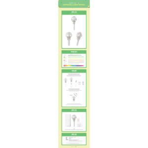 Accessoires d'éclairage de scène officiels Park Ji Hoon Lightstick - Product Image 2