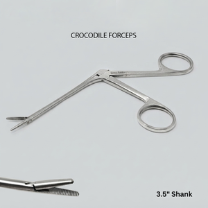 OPTITECH HEALTHCARE HM-0021 Pinzas Micro Crocodile de Acero Inoxidable de Grado Médico de Alta Precisión, Instrumento Quirúrgico ORL - Product Image 4