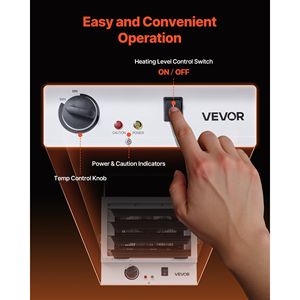 Chauffage électrique de garage 5000 W mural/plafond avec protection contre la surchauffe pour 2 voitures, 3 angles réglables pour une optimisation optimale de l'espace de travail - Product Image 4