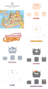 Portefeuille pour cartes et sac bandoulière Stray Kids - SKZOO X SANRIO CHARACTERS, en papier et plastique, pour enfants, fabriqué à Séoul - Product Image 3