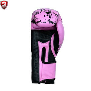 Guantes de Boxeo Resistentes de Látex y Cuero PU de 12oz para Hombres y Mujeres, para Entrenamiento, Transpirables, Ajustables, que Absorben la Humedad - Product Image 6