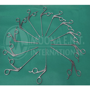 Ensemble de 12 pinces arthroscopiques en acier inoxydable, instruments chirurgicaux réutilisables avec embouts variés - Product Image 1