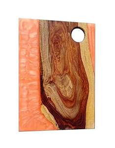 Planche à découper artisanale en bois et résine époxy, prix d'usine, exportée par Craft Emporium, résistante au lave-vaisselle, pour hôtels et restaurants - Product Image 6