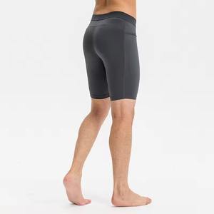 Pantalones Cortos de Compresión de Lana de Secado Rápido para Hombre, Personalizados al por Mayor, de Alto Rendimiento, Deportivos, Sólidos, Ecológicos, Transpirables, para Yoga - Product Image 5