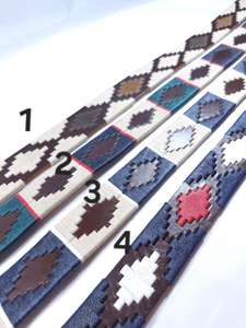 Cinturones Deportivos Personalizados de Cuero Genuino para Hombre, Cinturones de Equitación con Bordado Argentino, Cinturón de Cuero William Polo para Hombre - Product Image 4